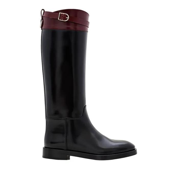 Durazzi Milano Stiefel - Riding Boots - Gr. 36 (EU) - in Schwarz - für Damen