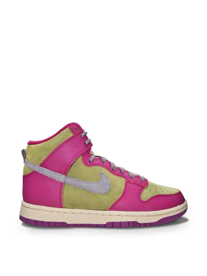 Nike Low-Top Sneaker - Dunk High Sneakers - Gr. 38,5 (EU) - in Rosa - für Damen
