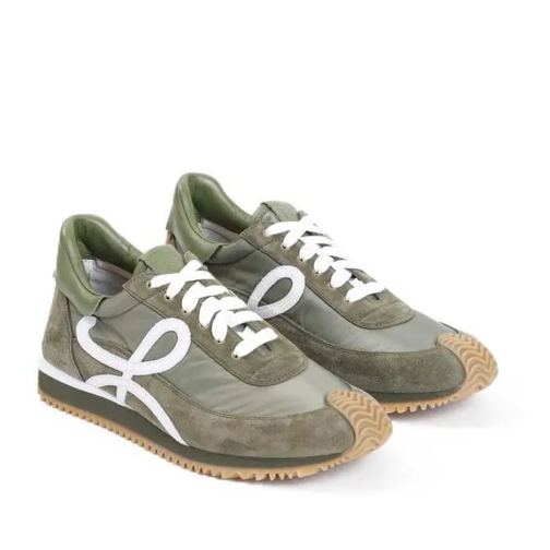 Loewe lage-top sneaker Flow Runner Green Polyamide Sneakers Green