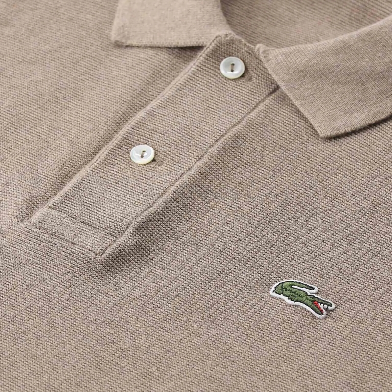 Lacoste Polo Classic-Fit Poloshirt mit Logo braun(Image 3)