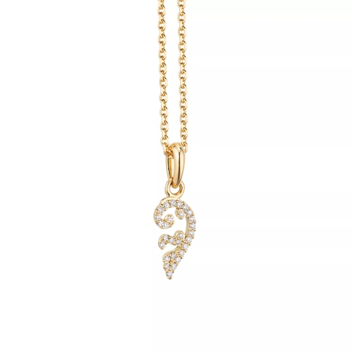 Capolavoro Necklace "Joy" 28 Diamonds Brilliant Cut 18K Yellow Gold Mellanlångt halsband