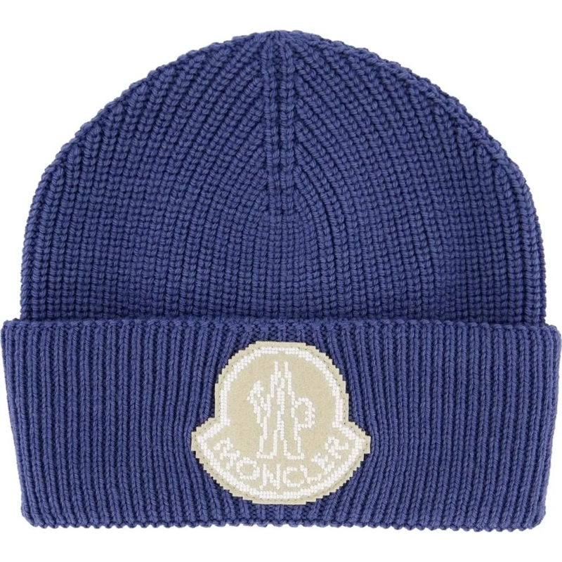 Moncler Mütze Heren Hat blau