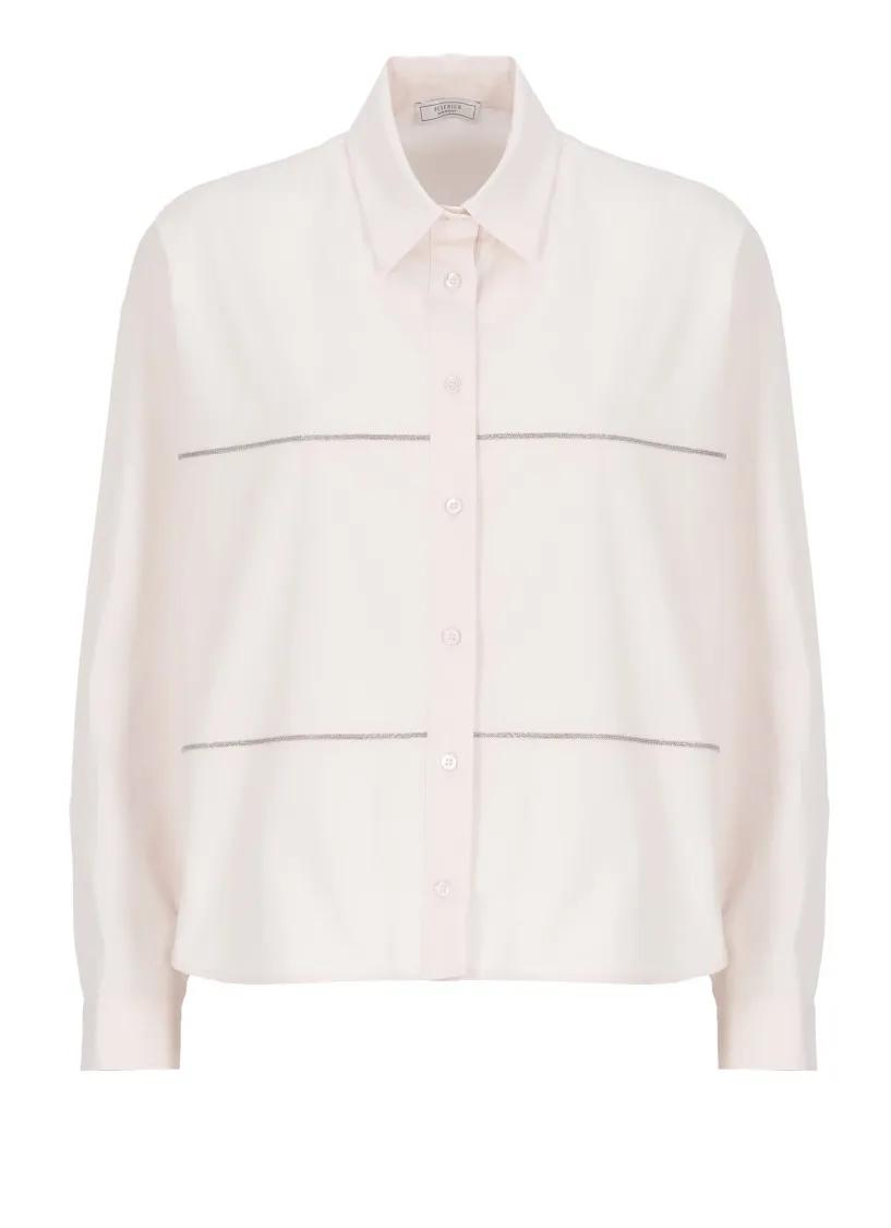 Peserico - Pink Cotton Shirt - Größe 40 - pink