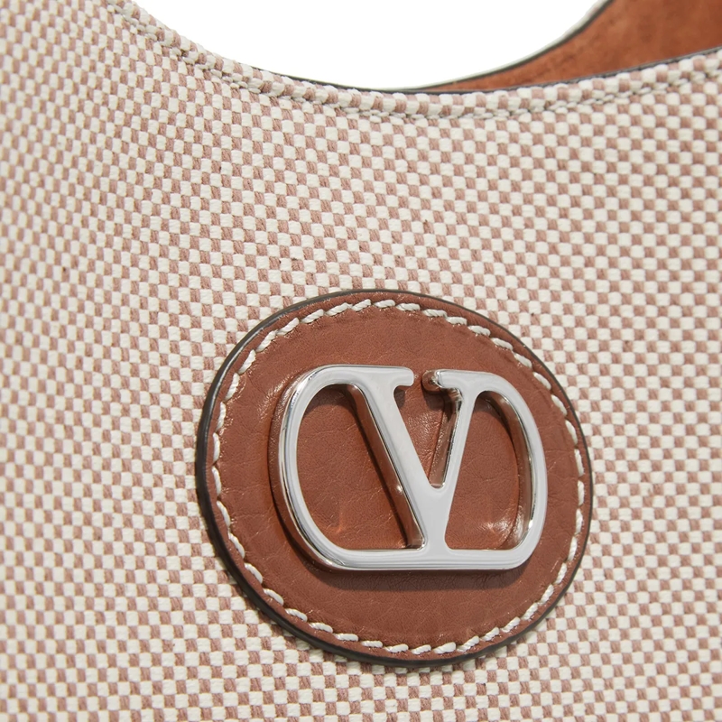 Valentino Garavani Hobotas Medium Hobo Antibes Tobacco(Image 4)