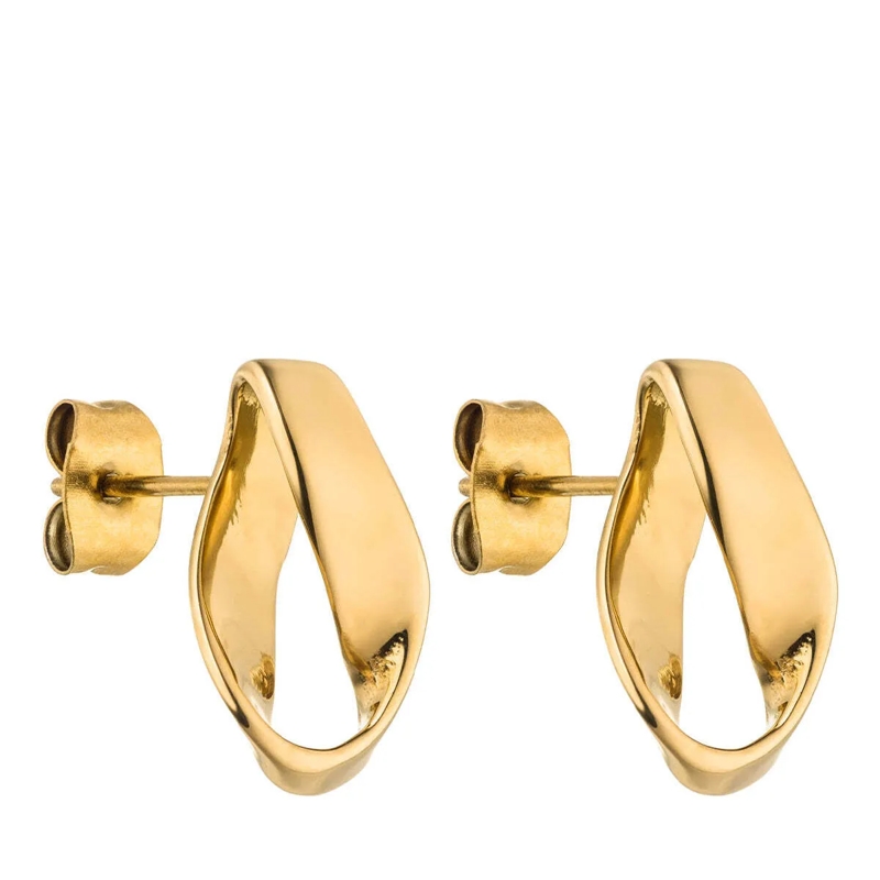 Purelei Ohrstecker Ohrringe Twist gold