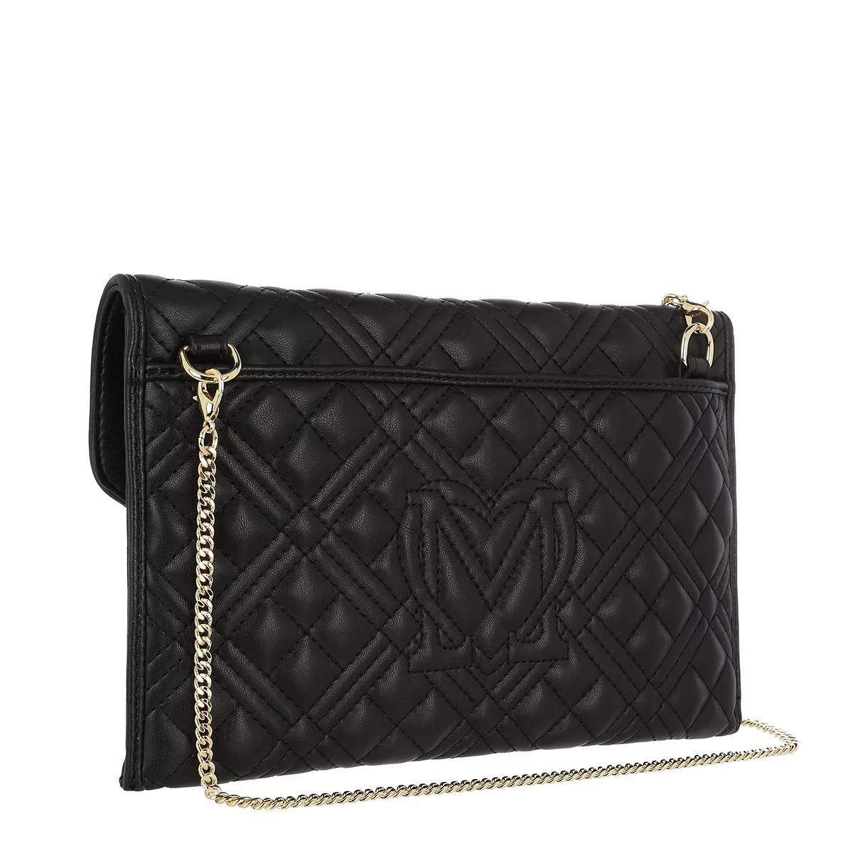 Love Moschino Borsa Quilted Pu Nero | Envelope Bag