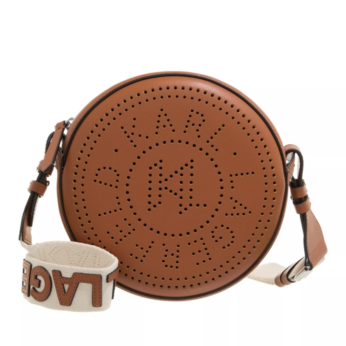 Karl Lagerfeld K/Circle Round Cb Perforated Off White Borsetta a tracolla