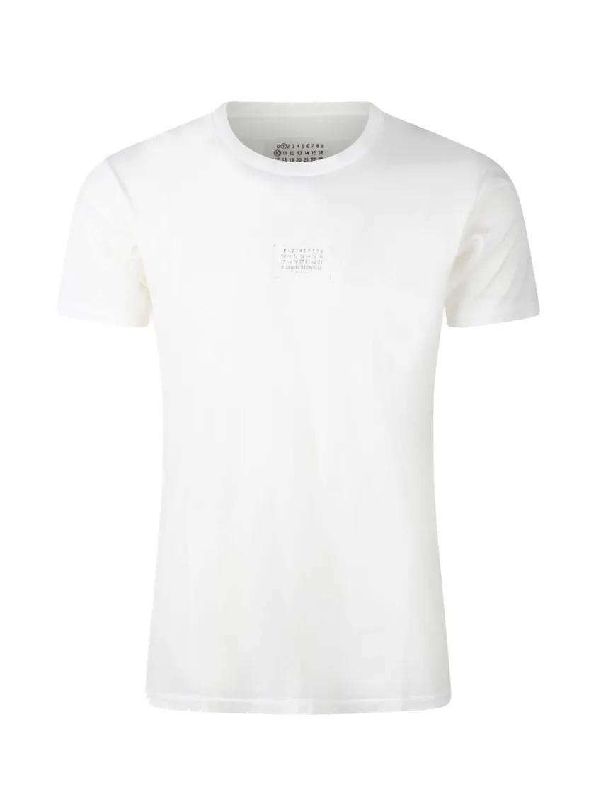 Thumbnail - Maison Margiela - Mini Number Logo T-Shirt - Größe S - weiß