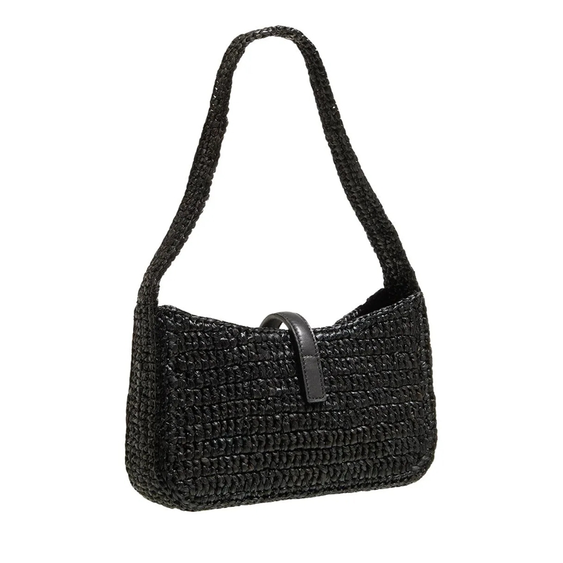 Saint Laurent Schultertasche Hobo 5 à 7 Noir(Image 3)