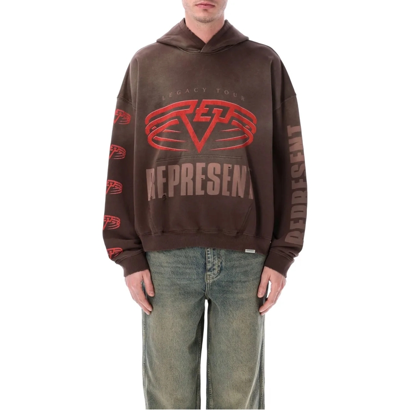 Represent  Living Legacy Tour Hoodie Marrone braun