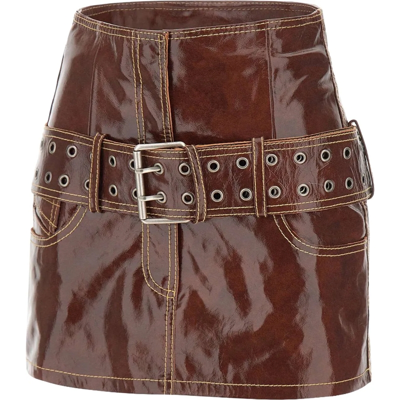 Diesel Minijupe Skirts Brown braun