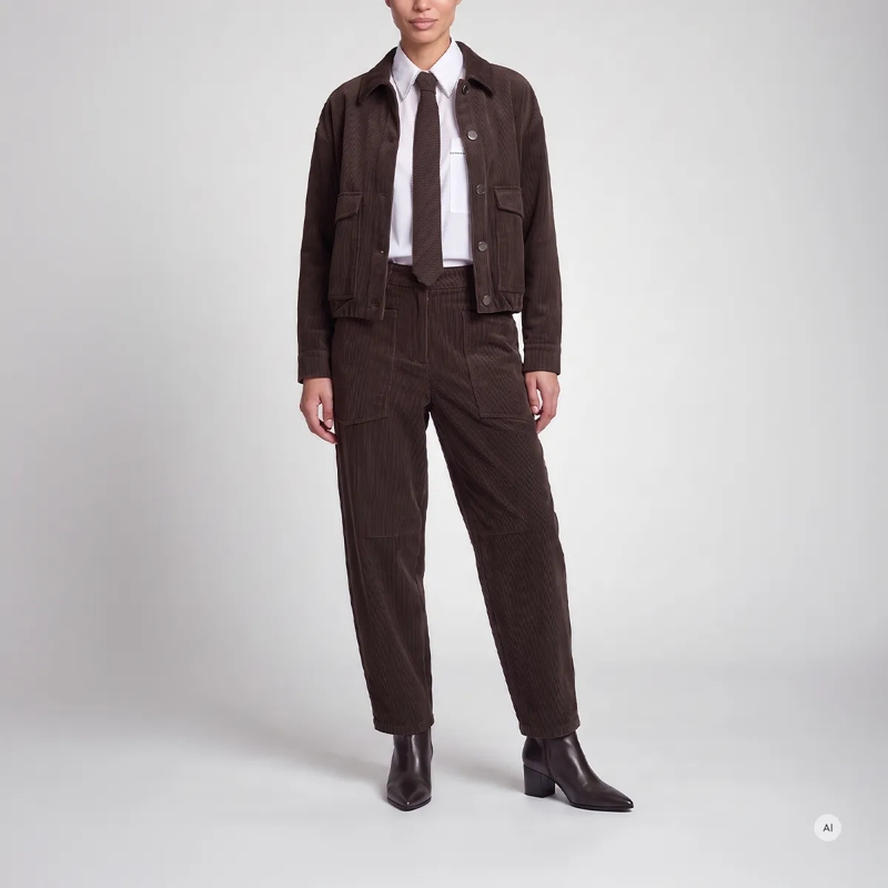 Marc Aurel Hose Hose- angesetzter Bund- aufgesetze Taschen- Ba braun(Image 2)