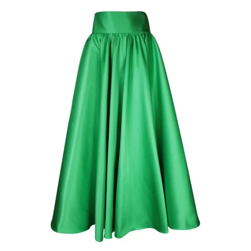 Blanca Vita Green High-Waisted Skirt Green 