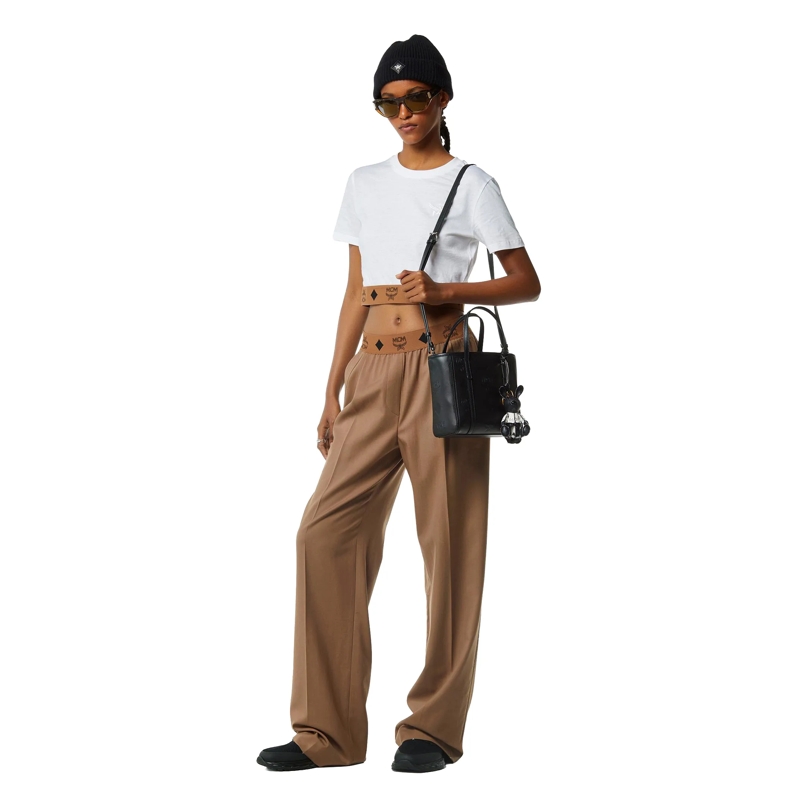 MCM Shopper Mcm Toni Lthr Shopper Mni Bk Black(Image 3)