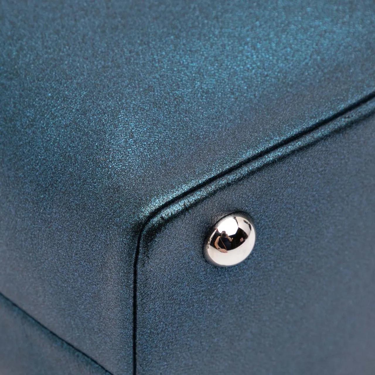 Thumbnail - Chanel Kosmetiktaschen - CC Metallic Calfskin Vanity Case - Gr. unisize - in Blau - für Damen