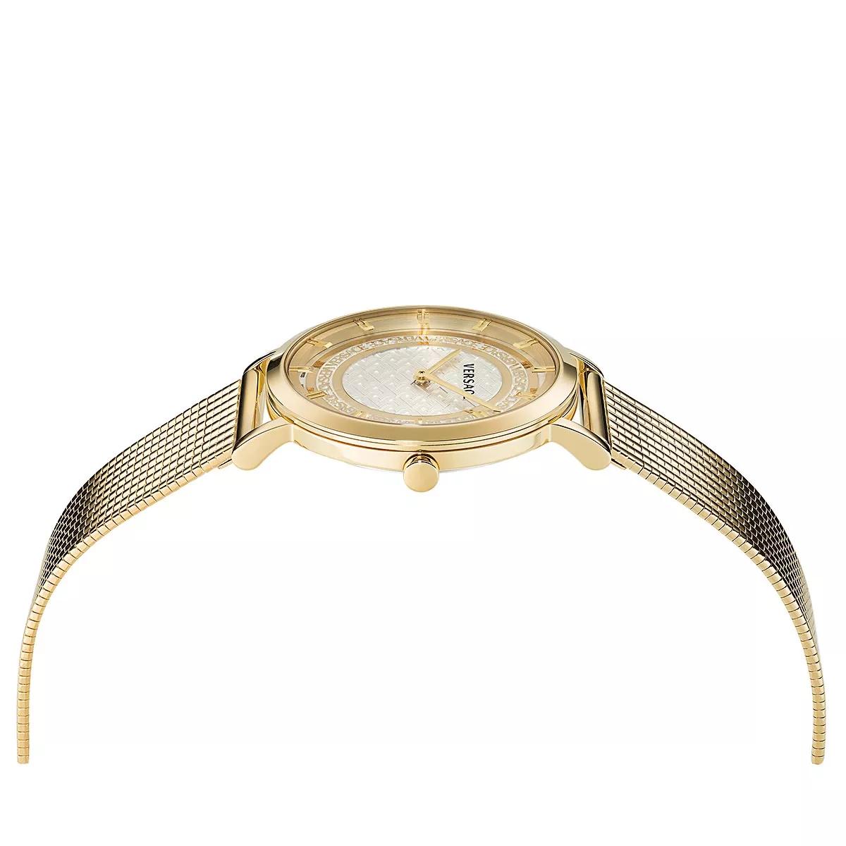 Versace women's gold discount watches