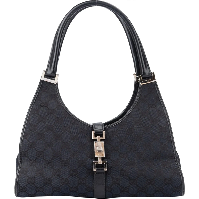 Gucci Schultertasche Gucci GG Monogram Jackie Handbag braun