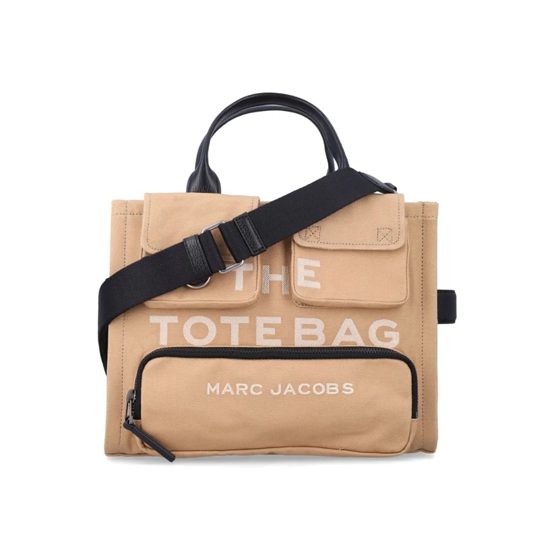 Marc Jacobs Tote The Cargo Canvas Medium Tote Bag Neutrals