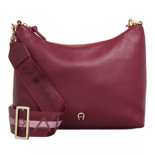 AIGNER Zita Burgundy Sac à bandoulière