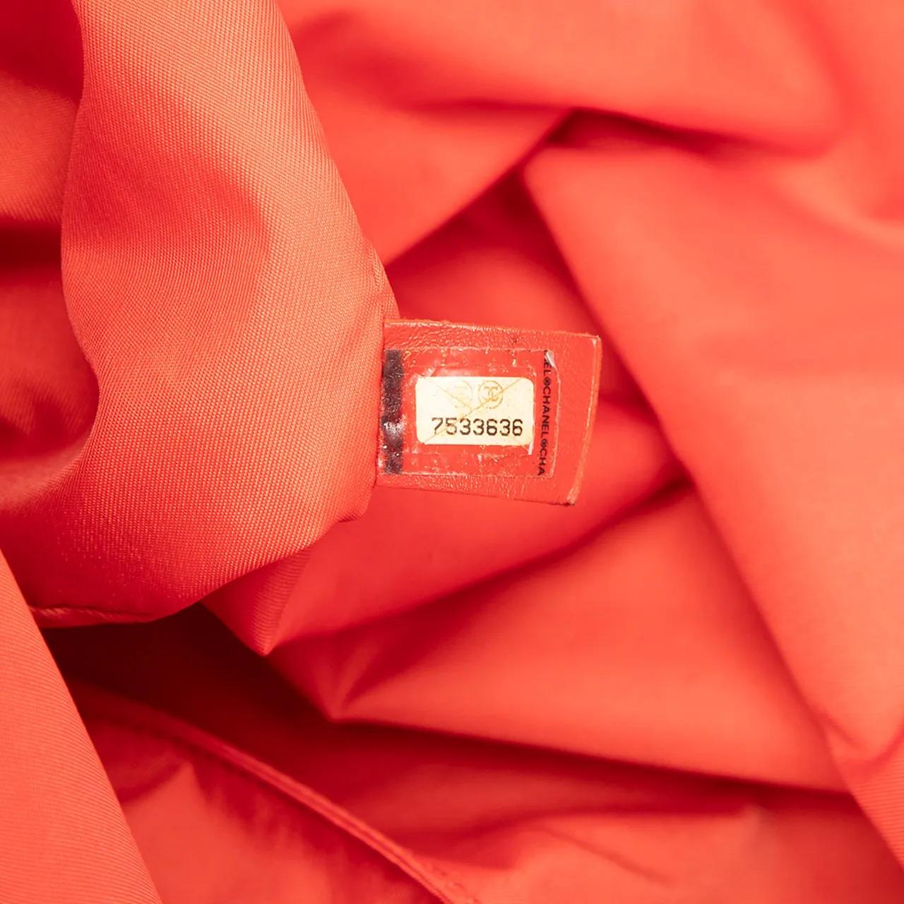 Thumbnail - Chanel Shopper - New Travel Line Nylon Tote - Gr. unisize - in Orange - für Damen