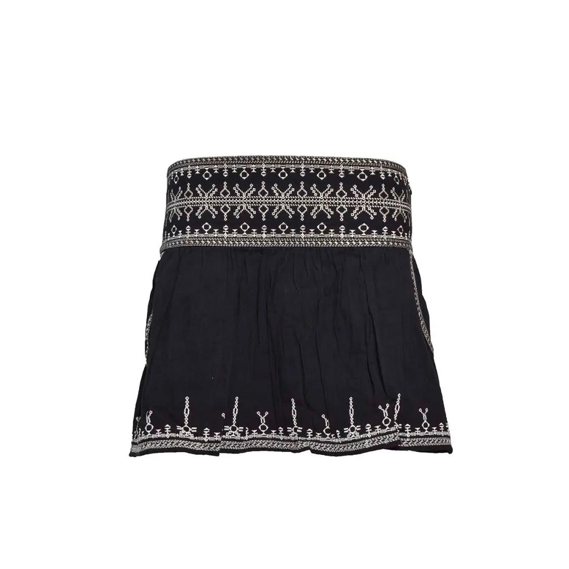 Thumbnail - Etoile Isabel Marant - Picadilia Mini Skirt In Black Cotton - Größe 36 - schwarz