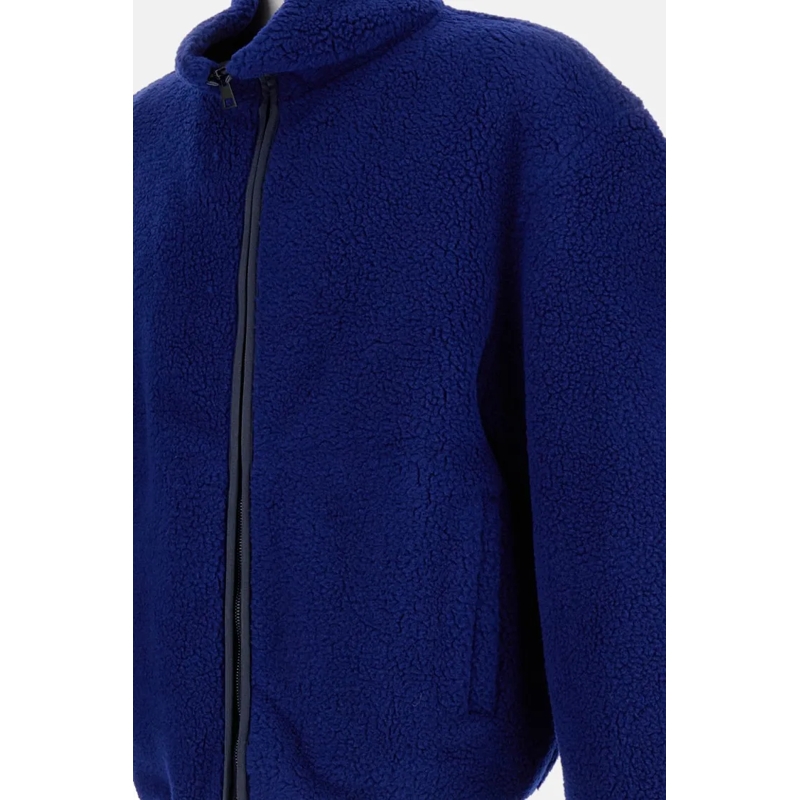 Givenchy  Blouson Jacket In Fleece Blue