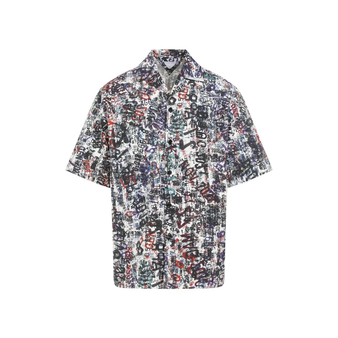 Bottega Veneta - Viscose Degrade Print Shirt - Größe 48 - bunt