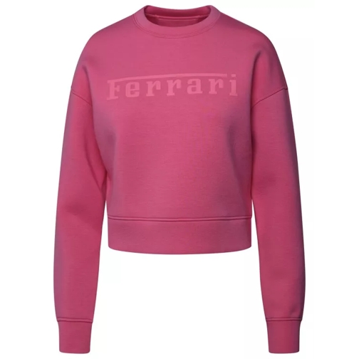 Ferrari Scuba Pink Viscose Sweatshirt Pink 