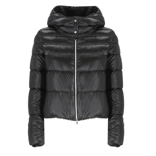 Herno Übergangsjacke Padded And Quilted Down Jacket Black