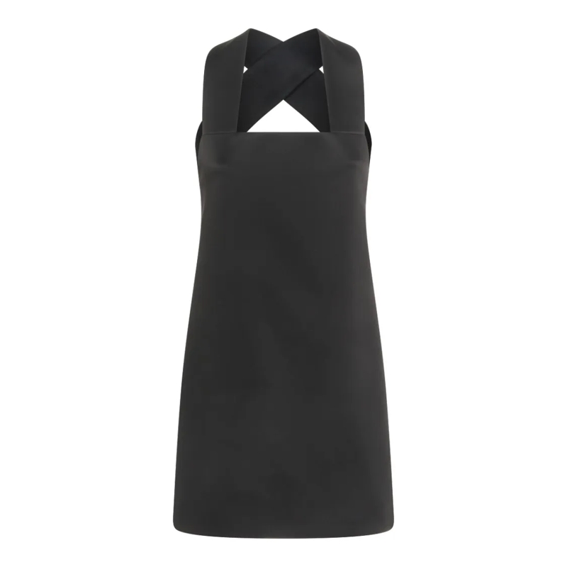 Khaite Mini-jurk Black Silk Dress Black