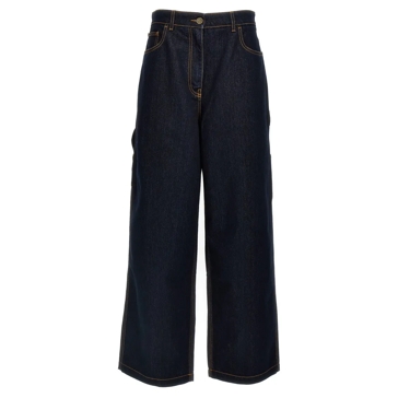 【関税込み】ETRO 'sparkling' jeans TRF HIGH RISE EXTRA WIDE LEG JEANS - Light blue | ZARA