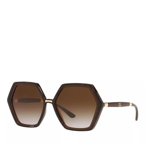Dolce&Gabbana Woman Sunglasses 0DG6167 Havana/Transparent Brown Lunettes de soleil