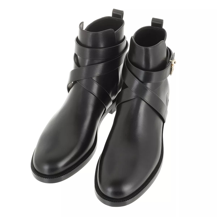 Black burberry boots online