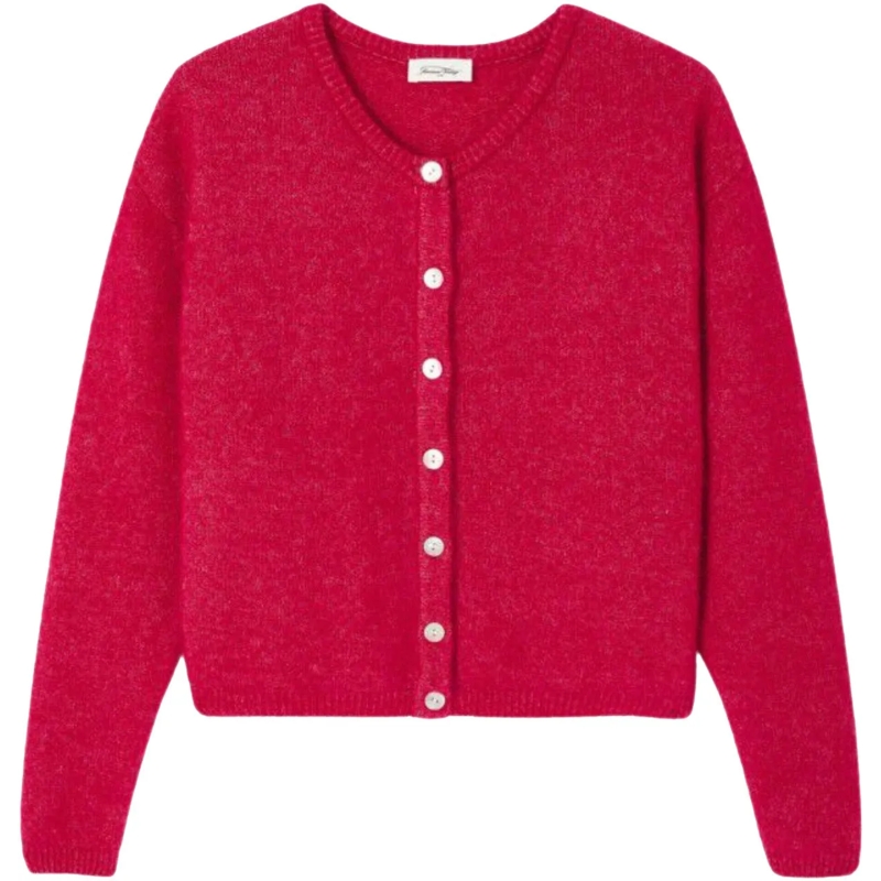 American Vintage  American Vintage Vitow Vesten Donkerroze Vito19ee2 rose