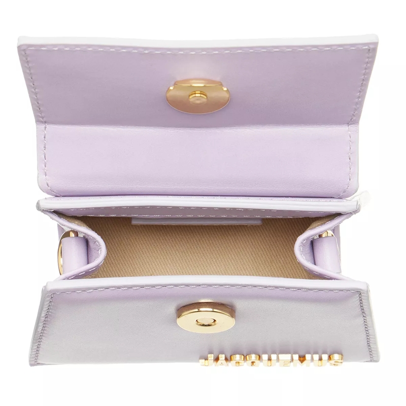 Jacquemus Mikrotasche Le Chiquito Top Handle Bag Leather Lilac(Image 5)