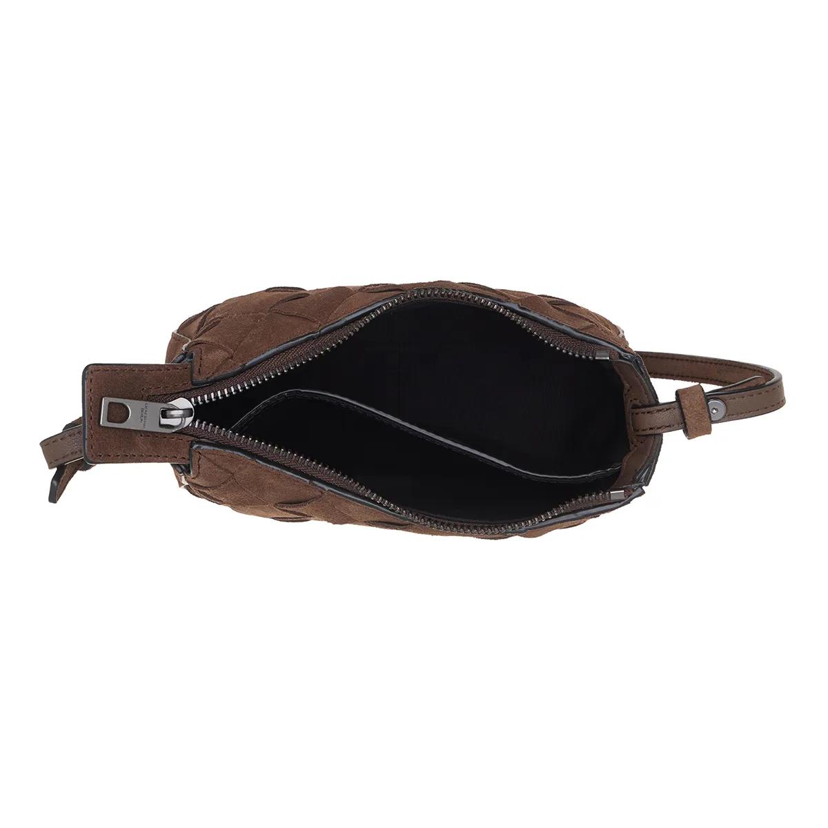 Thumbnail - Liebeskind Berlin Crossbody Bags - Sky Ii Woven Promo Suede + Tokyo Sheep - Gr. unisize - in Braun - für Damen