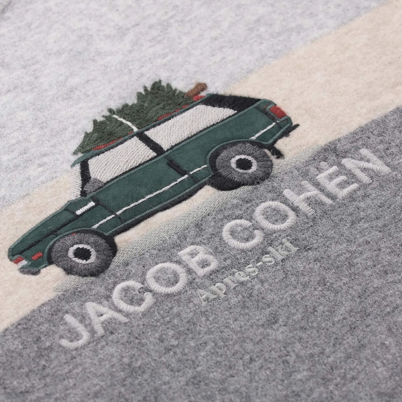Jacob Cohen Pull Pullover aus Alpaka-Woll-Mix grau(Image 3)