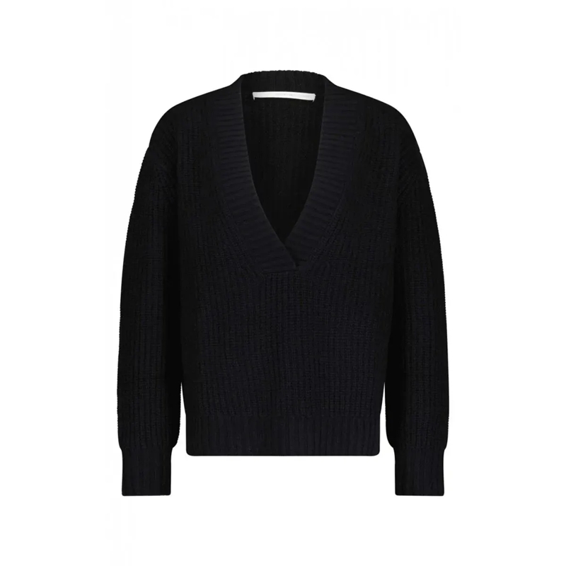 Herzensangelegenheit Pullover Pullover aus Woll-Kaschmir-Mix schwarz