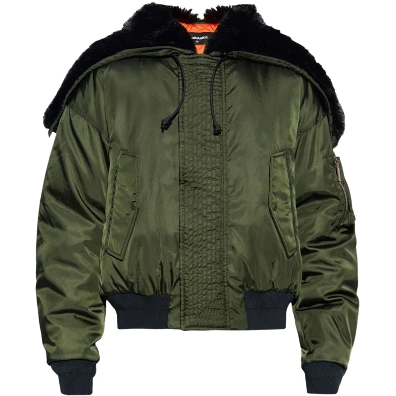 Dsquared2 Daunenjacke Coats Kaki braun