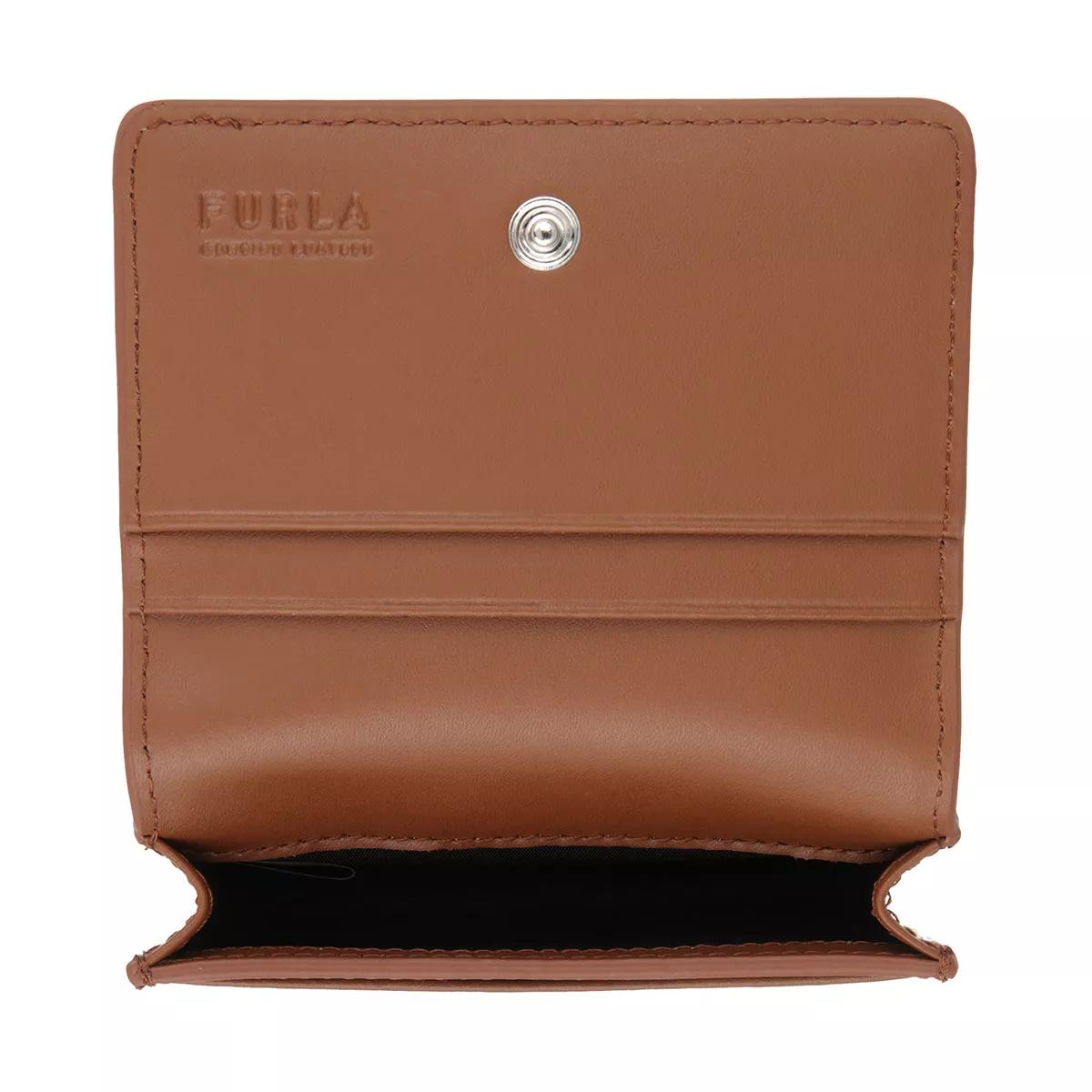 Furla Furla Moon Business Card Case Slim - Vitello Roma Cognac H