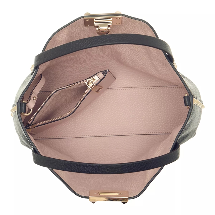 Valentino Garavani Rock Stud Small 2way Bag Black / Rose