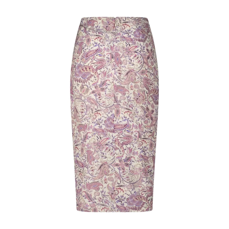 Isabel Marant Maxirock Midirock Zaine mit Paisley-Muster mehrfarbig(Image 2)