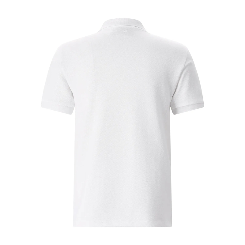 AMI Paris Polohemd Poloshirt mit Logo weiß(Image 3)