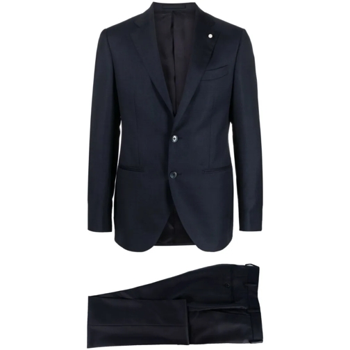 Luigi Bianchi Combinaties van pakken Suit With Logo Blue