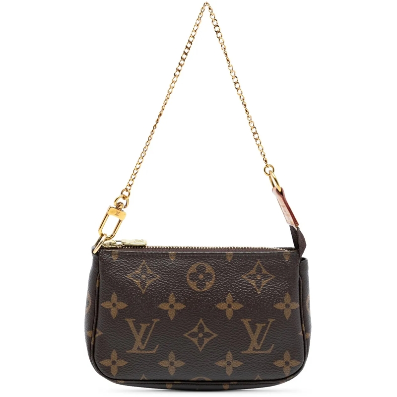 Louis Vuitton Tote Monogram Mini Pochette Accessoires braun