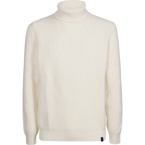 Fay  Turtle Neck Sweater White weiß