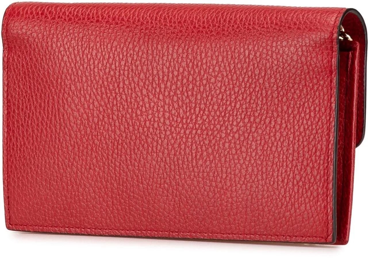 Thumbnail - Gucci Hobo Bags - 2000-2015 Leather Interlocking G Dollar Wallet on - Gr. unisize - in Rot - für Damen