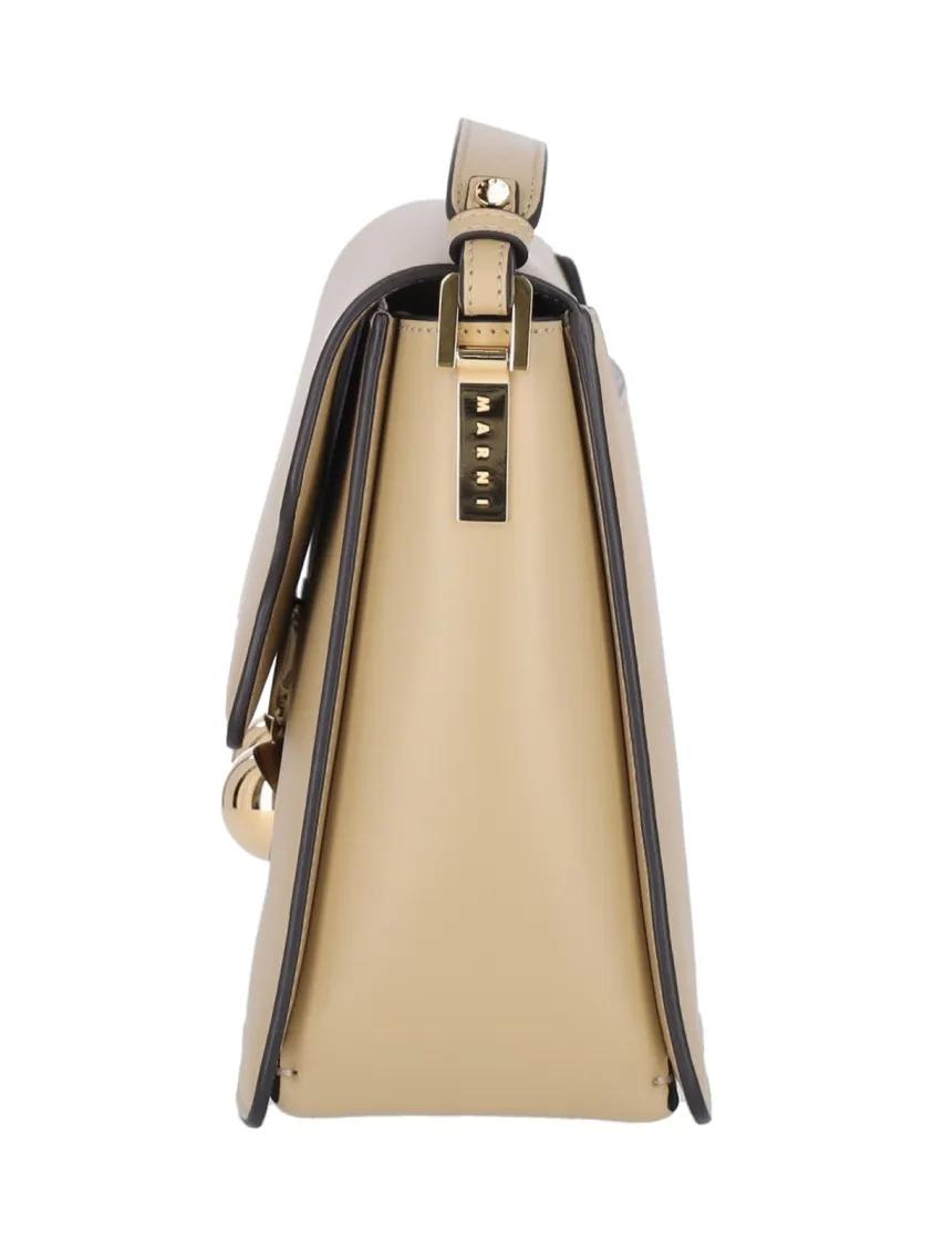 Thumbnail - Marni Hobo Bags - "Trunkaroo" Medium Shoulder Bag – Beige - Gr. unisize - in Beige - für Damen