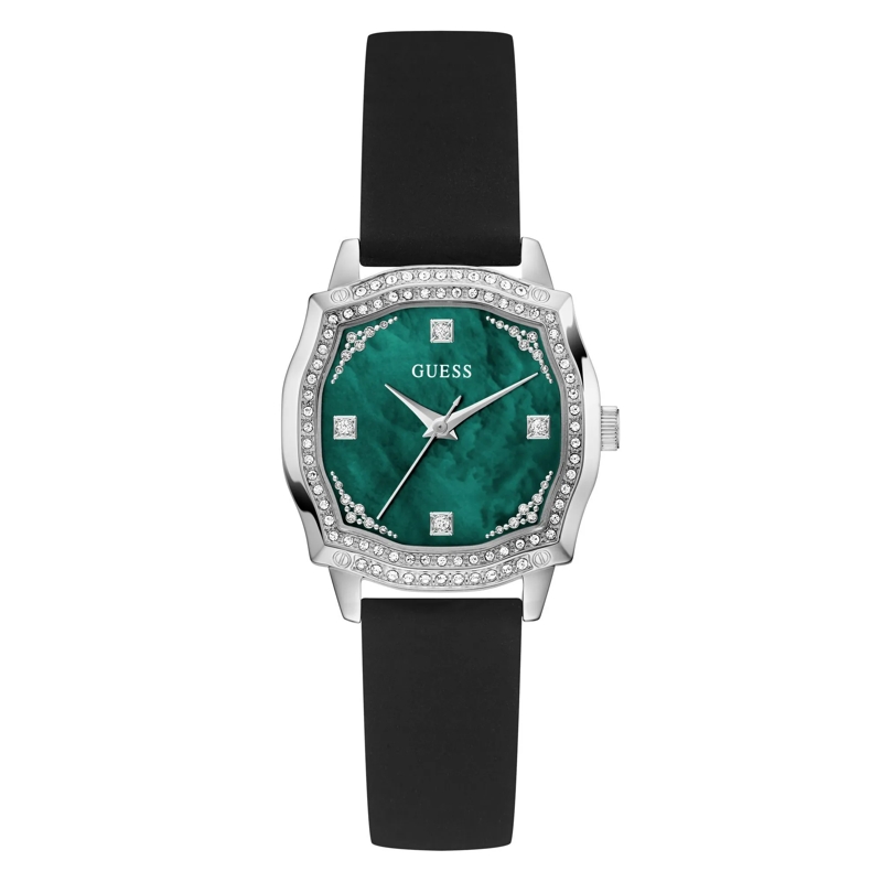 Guess Quarzuhr Quarz-Analoguhr Liv schwarz