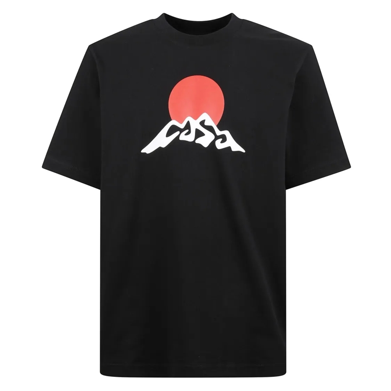 Casablanca T-Shirt Crewneck Logo T-Shirt Black